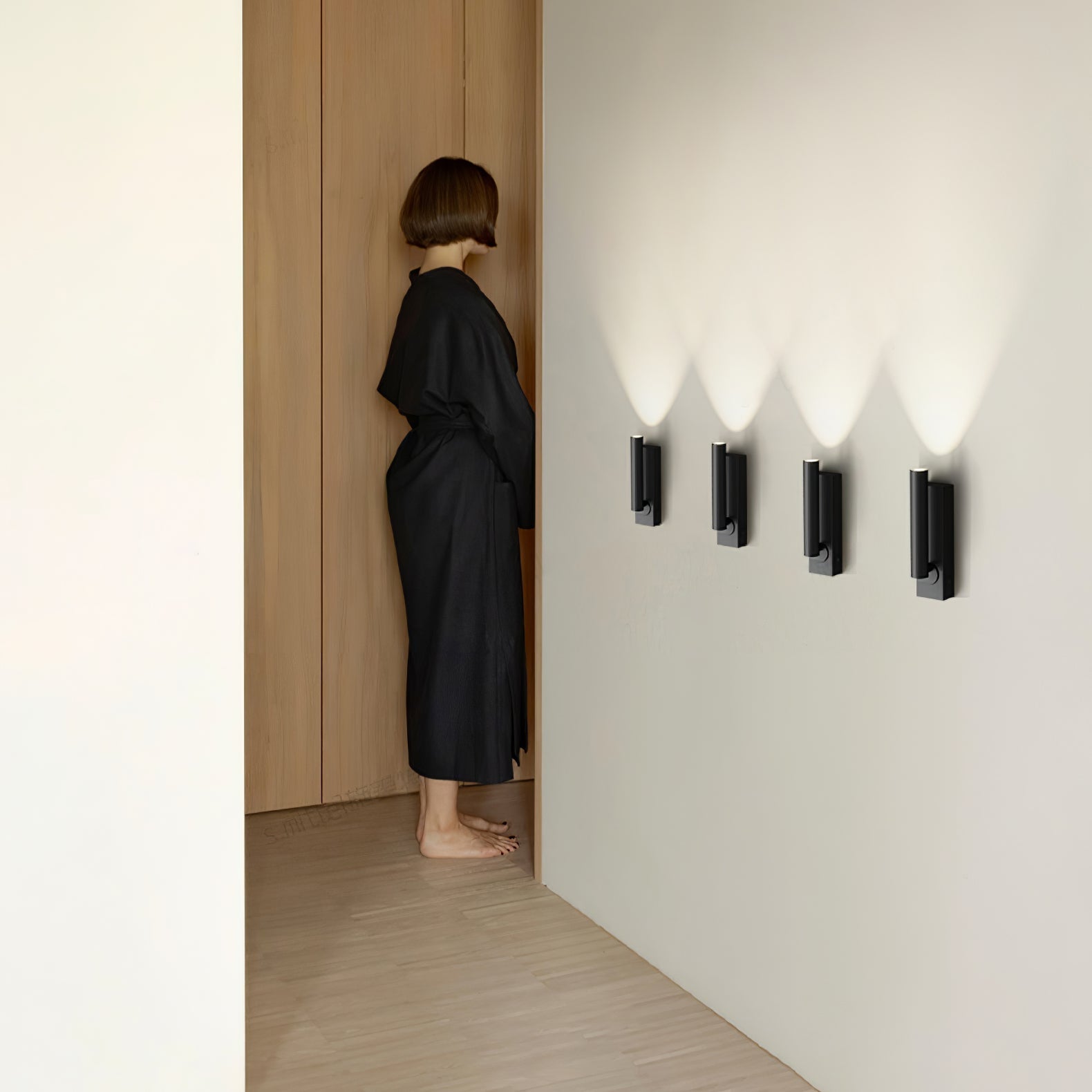 Chors Recessed Wall Light, Hardwired Wall Sconce, detail 7