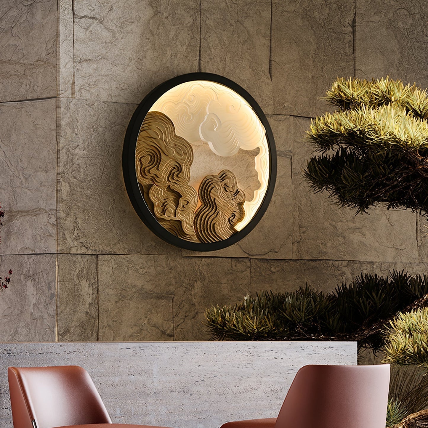 Cirrus Vista Wall Light, Hardwired Wall Sconce, detail 3