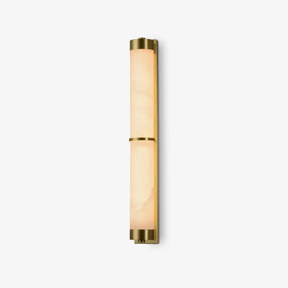 Cylindra Alabaster Brass Wall Light, Hardwired Wall Sconce, detail 2