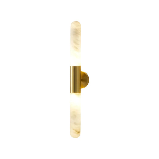 Cylindrical Alabaster Slim Wall Lamp - Tianguang Alabaster Lighting