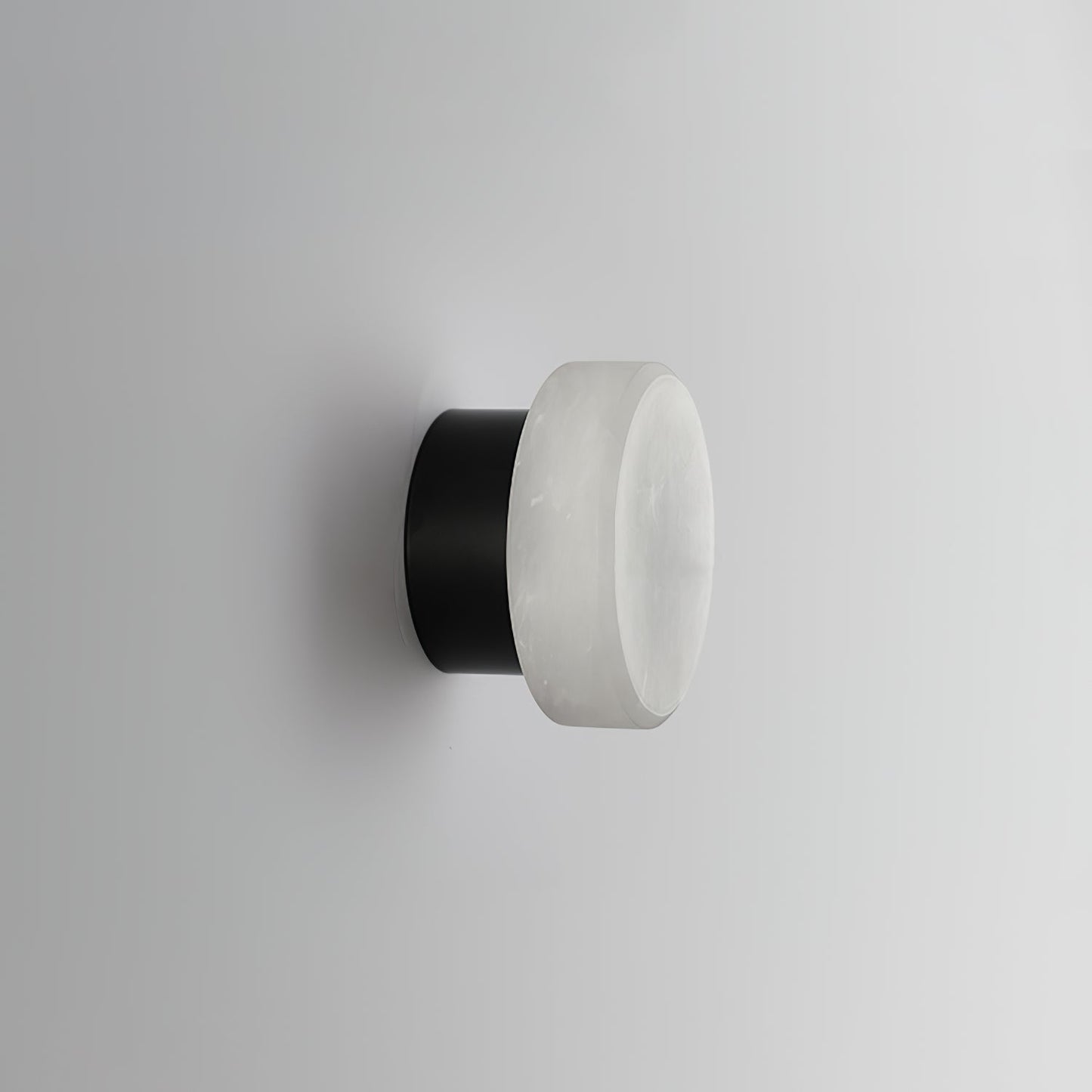 Cylindrical Alabaster Wall Light, Hardwired Wall Sconce, detail 18