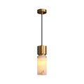 Cylindrical Alabaster Pendant lamp - Tianguang Alabaster Lighting