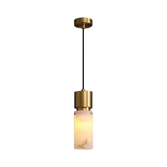Cylindrical Alabaster Pendant lamp - Tianguang Alabaster Lighting