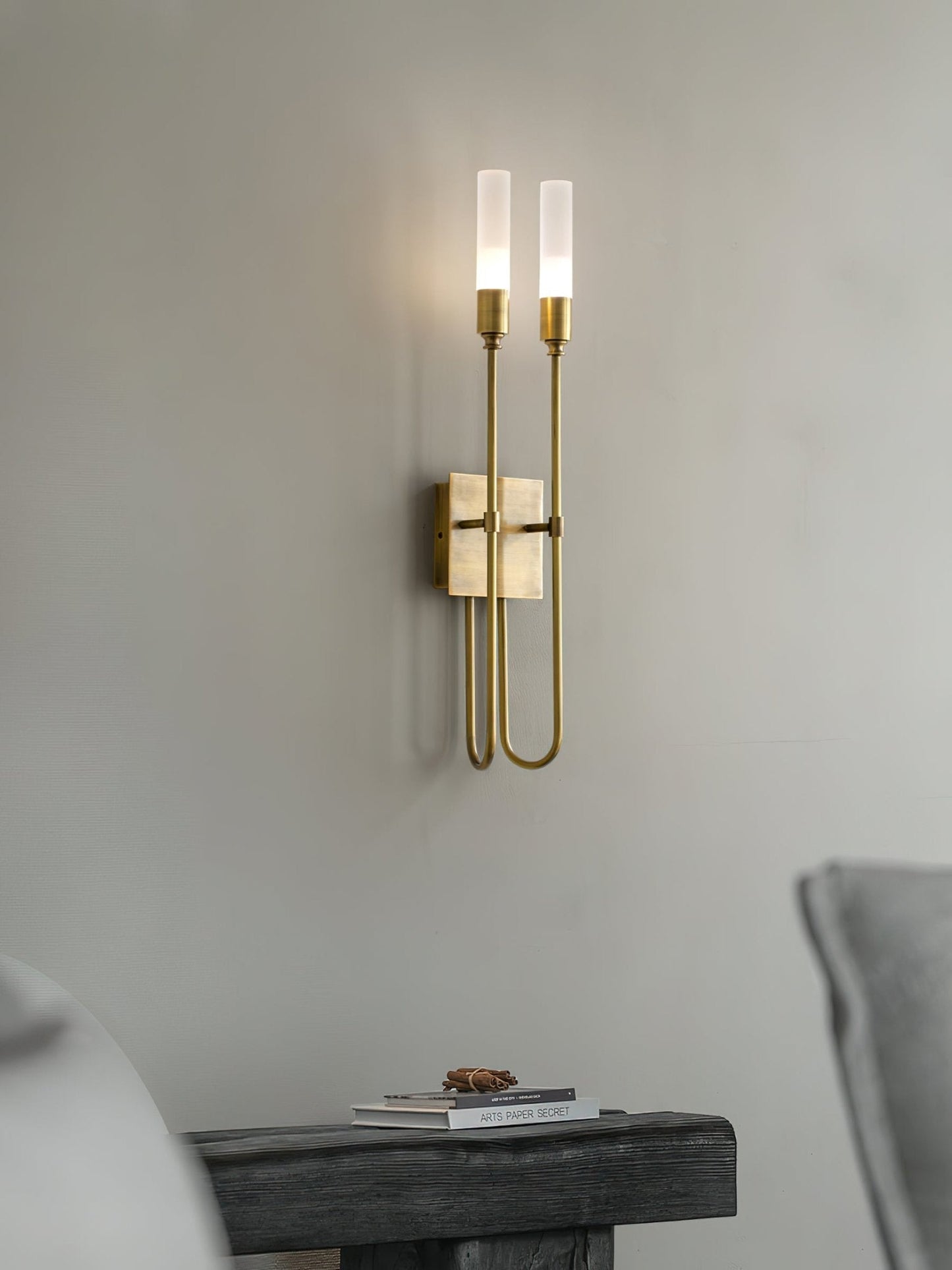 Double Arrow Wall Light, Hardwired Wall Sconce, detail 23
