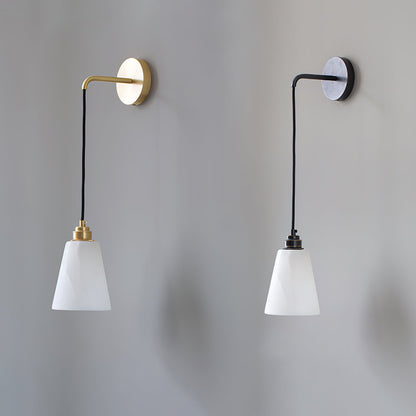 Droplet Alabaster Wall Light, Hardwired Wall Sconce, detail 10