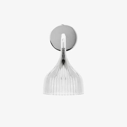 E Wall Light, Hardwired Wall Sconce, Metal, ∅ 5.3″ x H 9.4″
