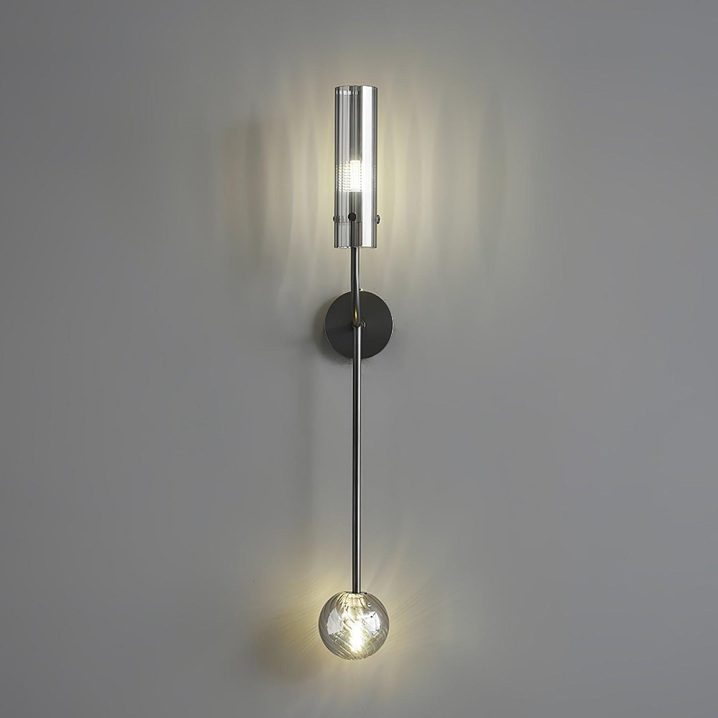 Eclat Vertica Wall Light, Hardwired Wall Sconce, detail 8