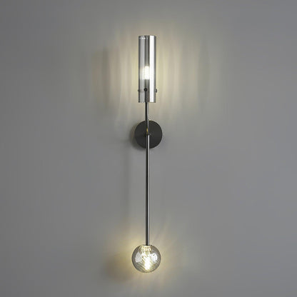 Eclat Vertica Wall Light, Hardwired Wall Sconce, detail 8