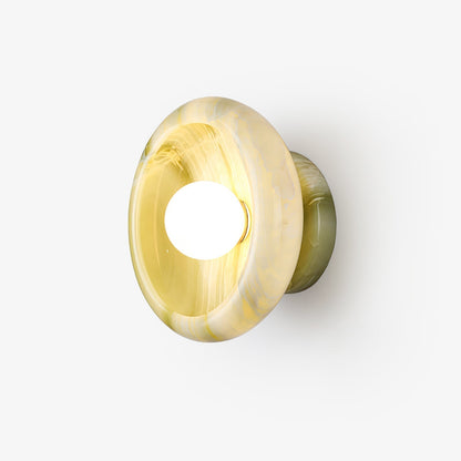 Eclipse Jade Wall Light, Hardwired Wall Sconce, detail 19