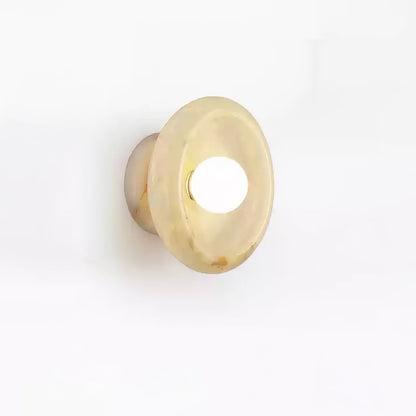 Eclipse Jade Wall Light, Hardwired Wall Sconce, detail 25