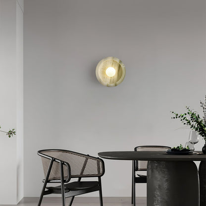 Eclipse Jade Wall Light, Hardwired Wall Sconce, detail 10