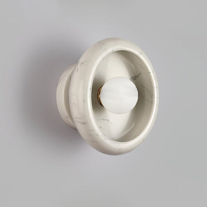 Eclipse Jade Wall Light, Hardwired Wall Sconce, detail 4