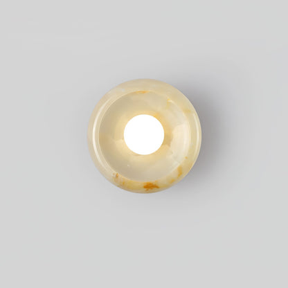 Eclipse Jade Wall Light, Hardwired Wall Sconce, detail 17