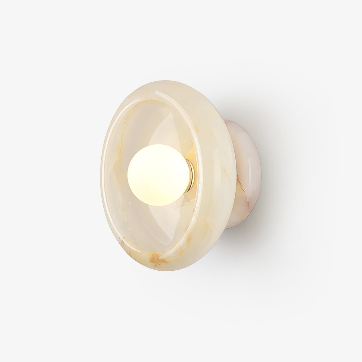 Eclipse Jade Alabaster Wall Sconce - Tianguang Alabaster Lighting