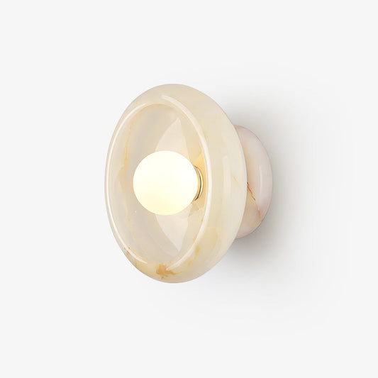 Eclipse Jade Alabaster Wall Sconce - Tianguang Alabaster Lighting