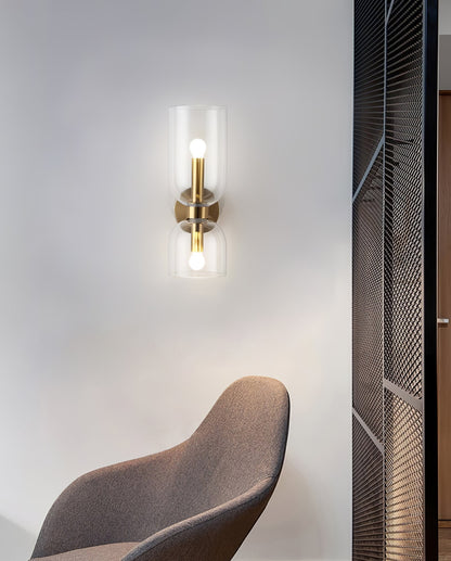 Edie Wall Light - Φ 4.7 x H 13.8 Brass, Hardwired Wall Sconce, detail 40