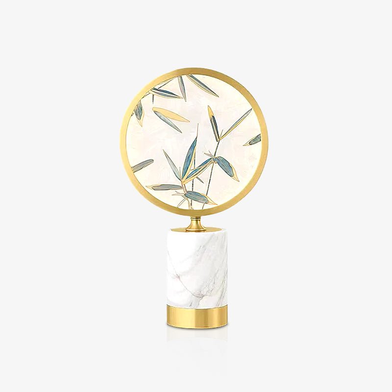 Enamel Marble Table Lamp - Tianguang Alabaster Lighting
