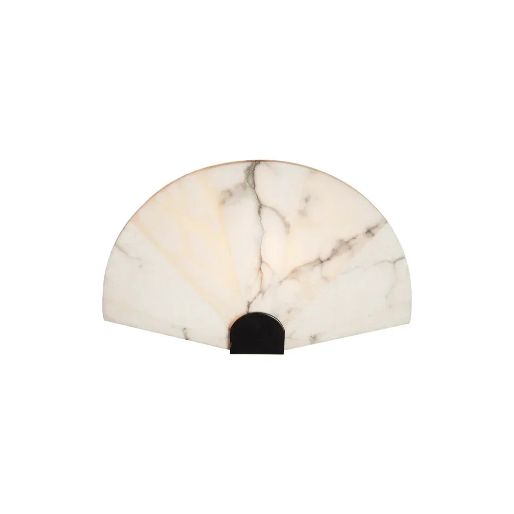 Fan Shaped Alabaster Wall Light - Tianguang Alabaster Lighting
