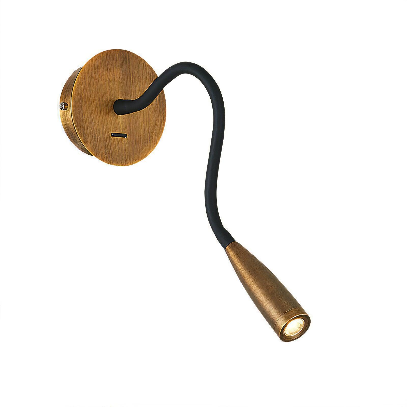 Flexi Hose Wall Light, Plug-In Wall Sconce, detail 10