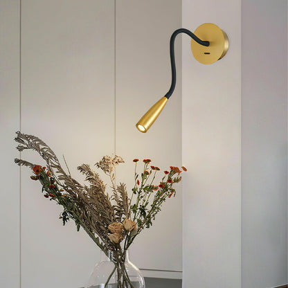 Flexi Hose Wall Light, Plug-In Wall Sconce, detail 7