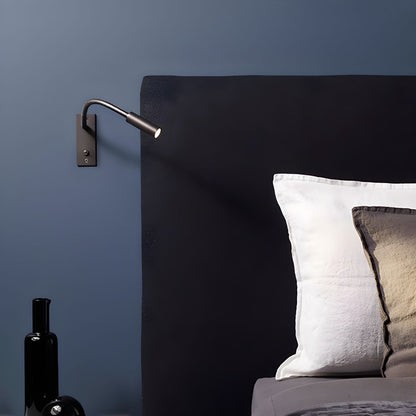 Flexible Gooseneck Sconce Wall Light, Hardwired Wall Sconce, detail 6