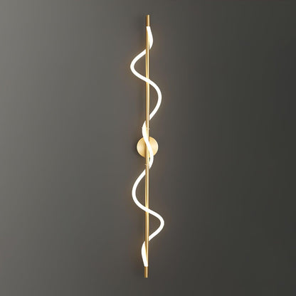 Flexible Linear Curve Wall Light, Hardwired Wall Sconce, detail 11