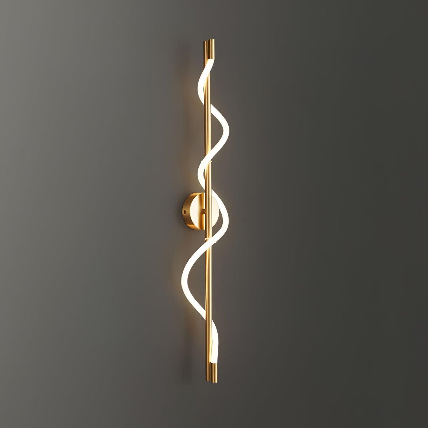 Flexible Linear Curve Wall Light, Hardwired Wall Sconce, detail 14