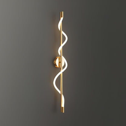 Flexible Linear Curve Wall Light, Hardwired Wall Sconce, detail 14