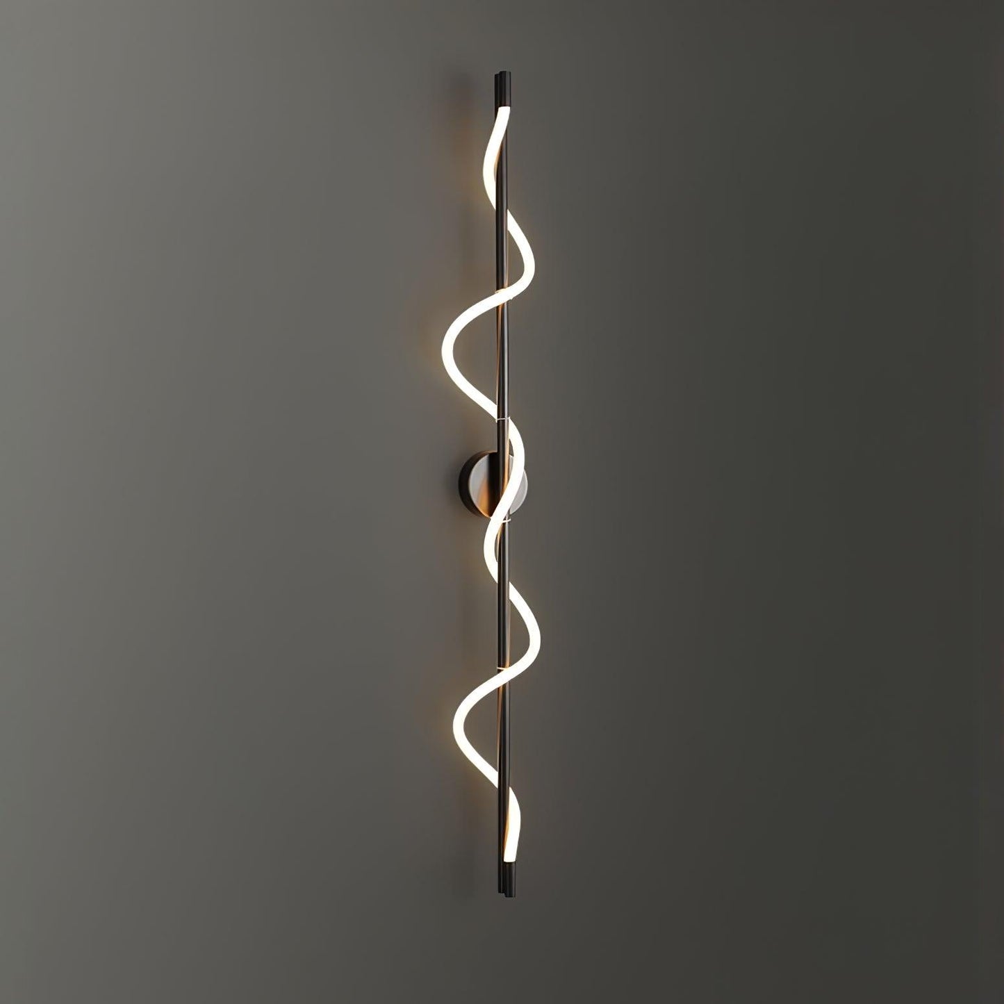 Flexible Linear Curve Wall Light, Hardwired Wall Sconce, detail 16