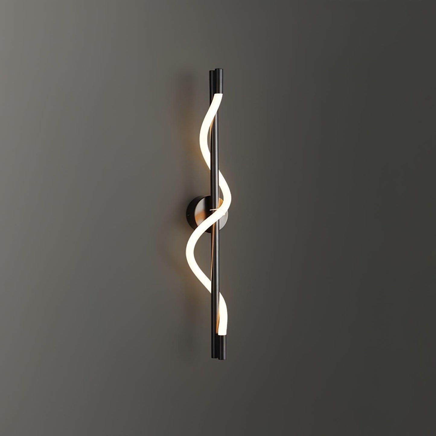 Flexible Linear Curve Wall Light, Hardwired Wall Sconce, detail 13