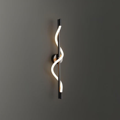 Flexible Linear Curve Wall Light, Hardwired Wall Sconce, detail 13