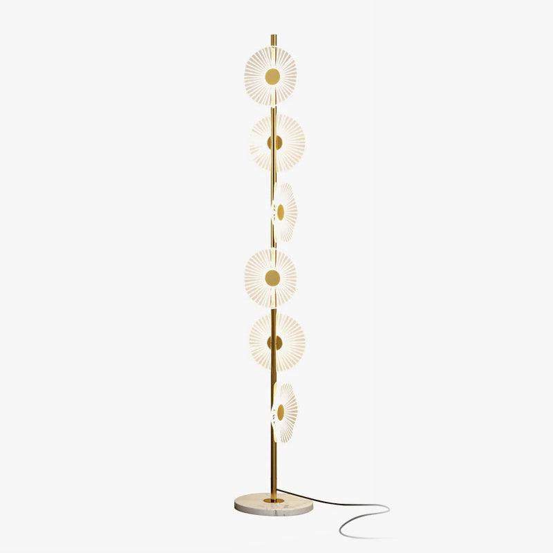 Floating Raindrop Accent Lamp Marble Floor Lamp - Tianguang Alabaster Lighting
