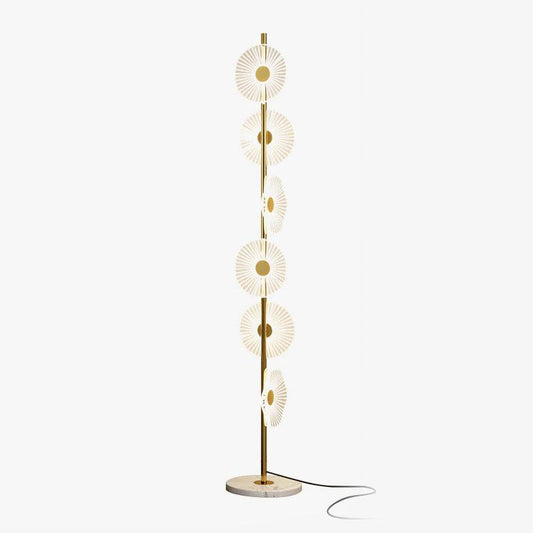 Floating Raindrop Accent Lamp Marble Floor Lamp - Tianguang Alabaster Lighting
