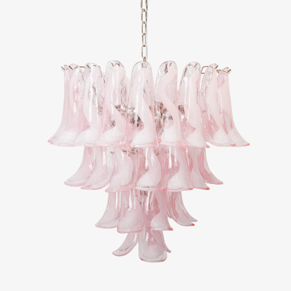 Florentine Lily Murano Alabaster Chandelier 25.6 in Dia - Tianguang Alabaster Lighting