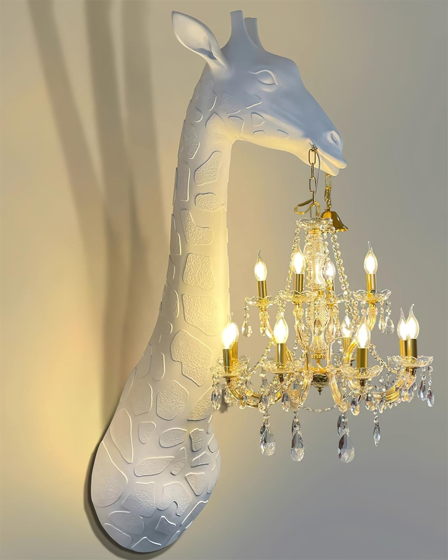 Giraffe Royale Wall Light, Hardwired Wall Sconce, detail 10