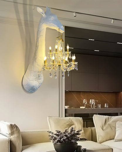 Giraffe Royale Wall Light, Hardwired Wall Sconce, detail 17