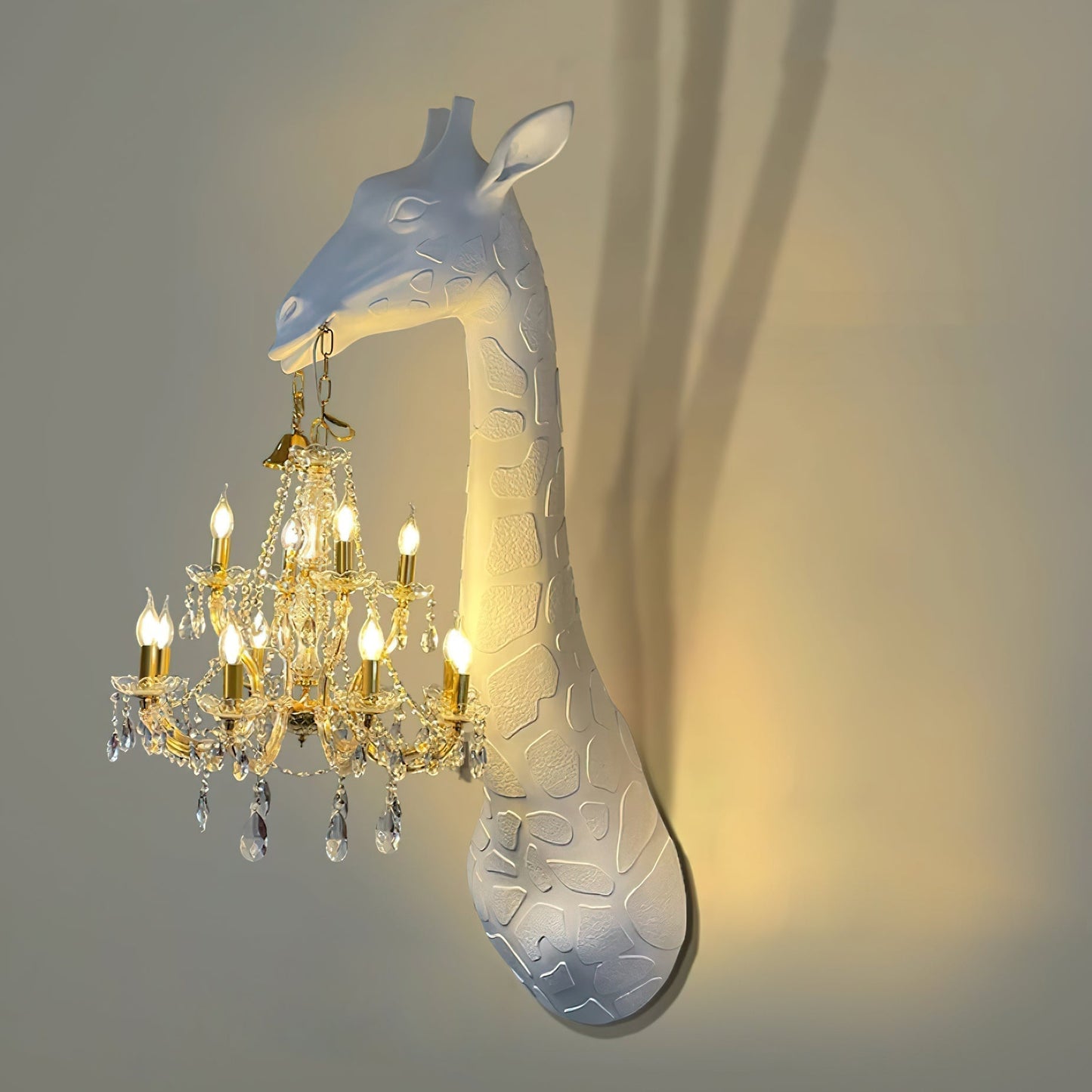 Giraffe Royale Wall Light, Hardwired Wall Sconce, detail 6