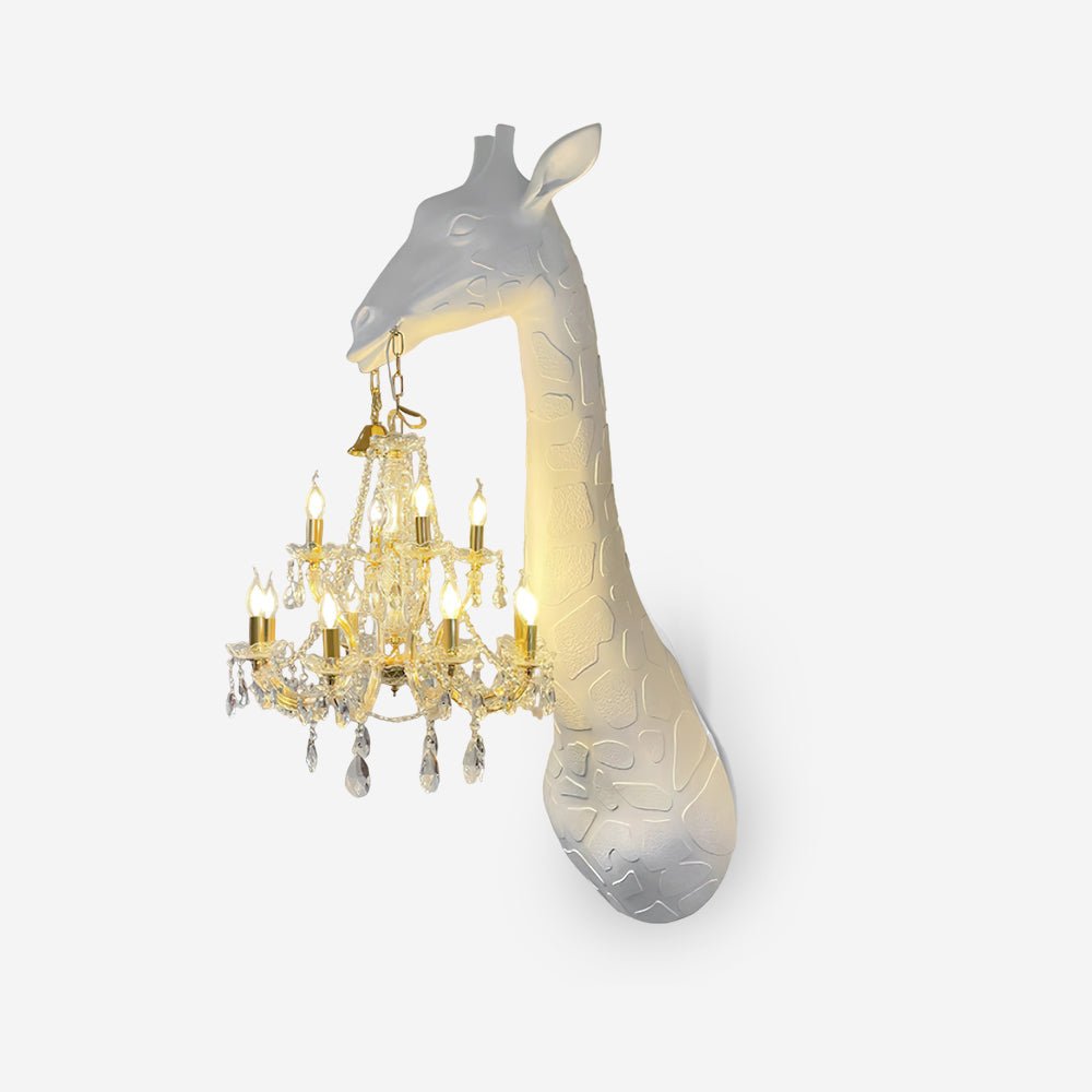Giraffe Royale Wall Light, Hardwired Wall Sconce, Material: Metal, W 124cm x H 173cm