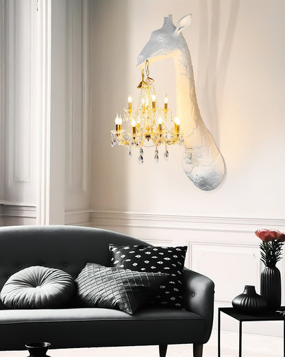 Giraffe Royale Wall Light, Hardwired Wall Sconce, detail 14