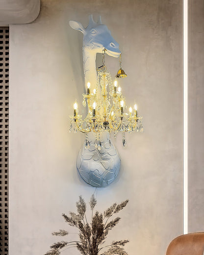 Giraffe Royale Wall Light, Hardwired Wall Sconce, detail 15