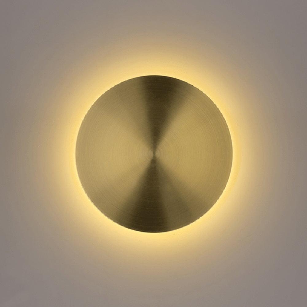 Gossa Wall Light - ∅ 11″ Brass, Hardwired Wall Sconce, detail 2