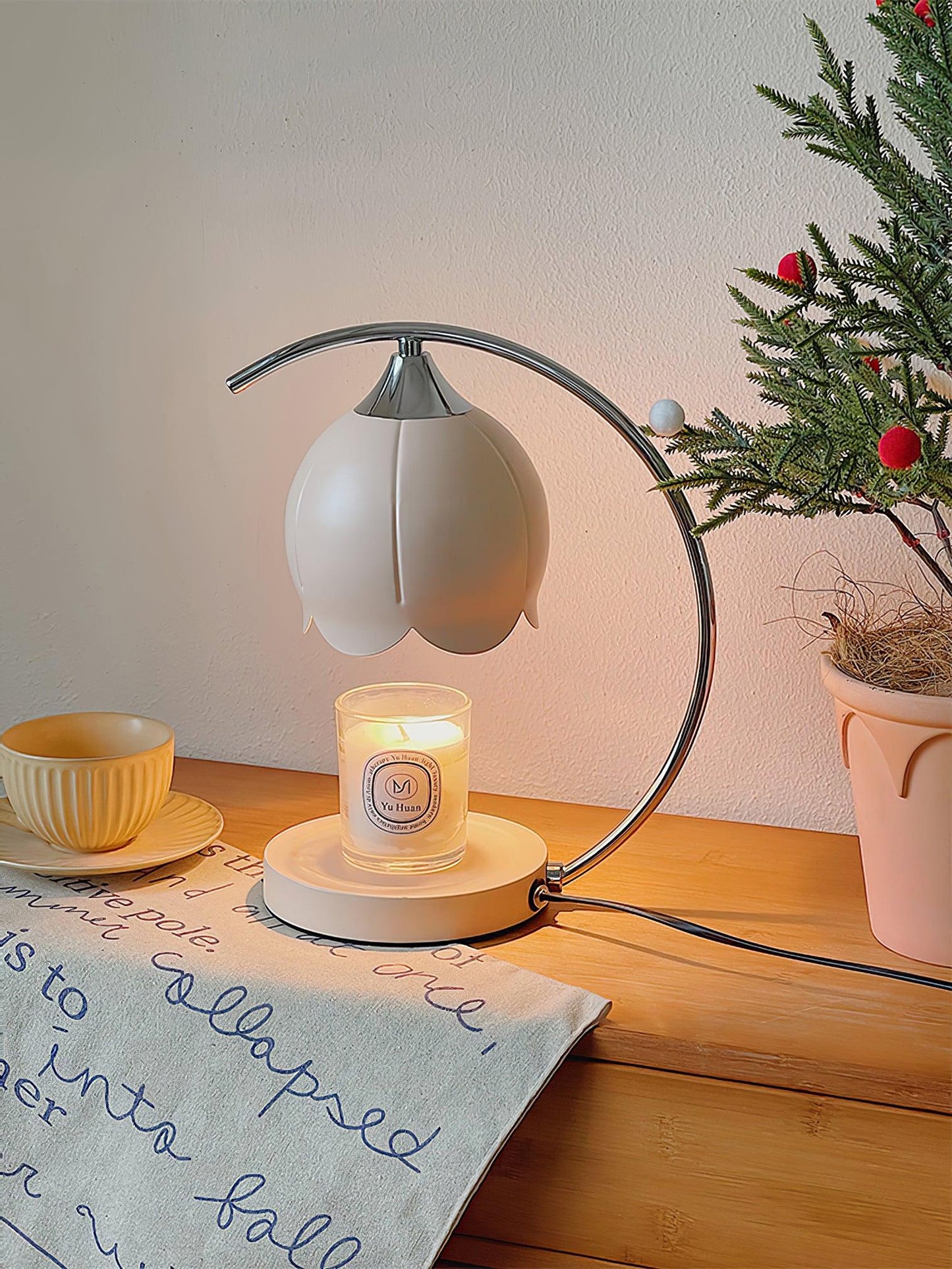 Green Aroma Table Light, Bedside Table Lamp, detail 30