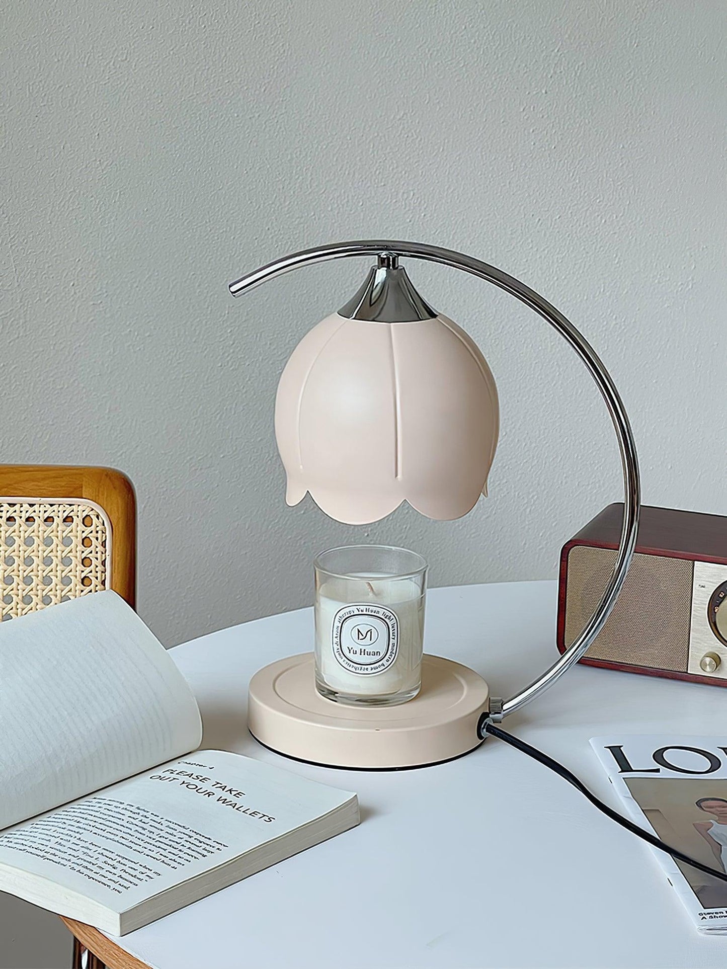 Green Aroma Table Light, Bedside Table Lamp, detail 48