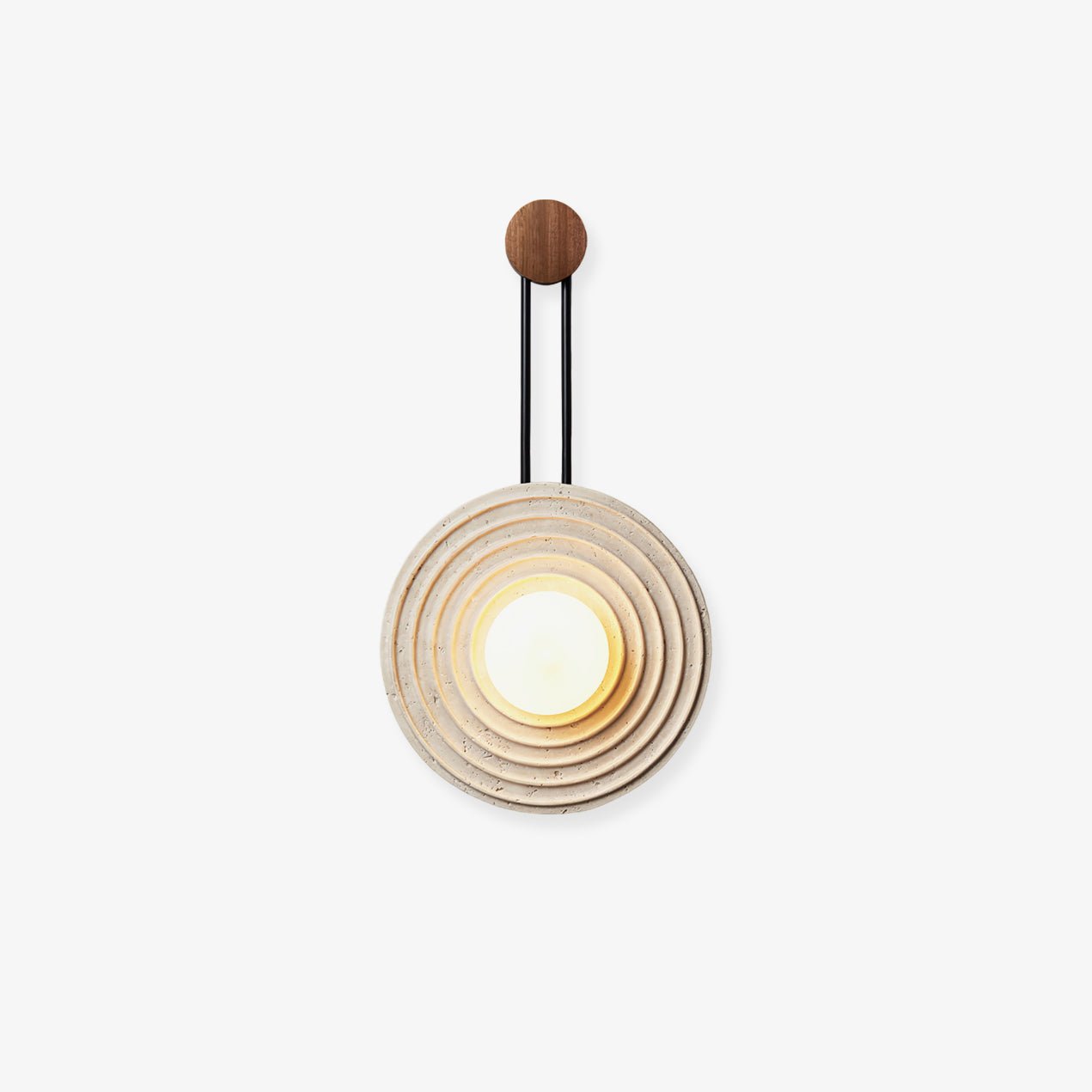 Growth Ring Wall Light, Hardwired Wall Sconce, detail 12