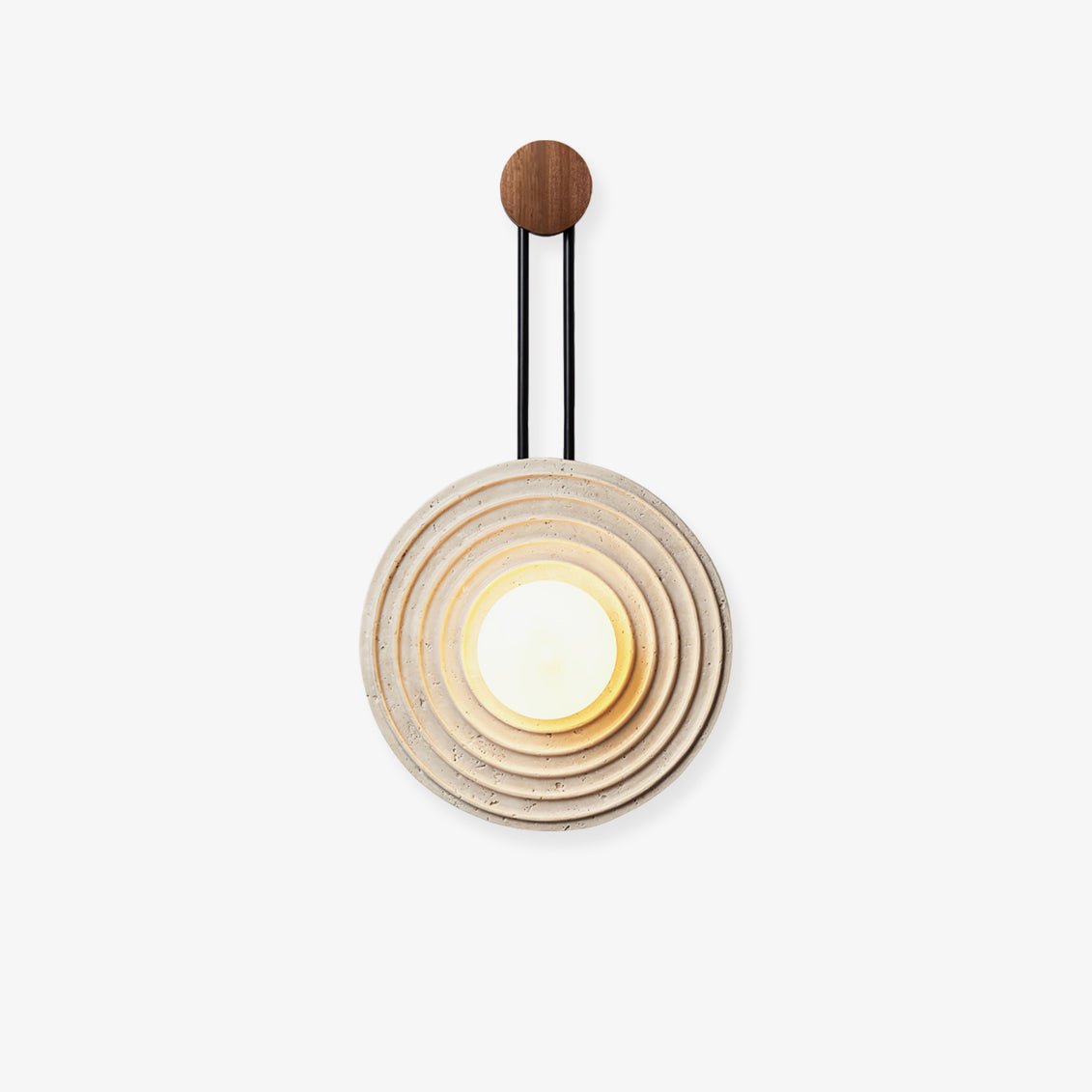 Growth Ring Wall Light, Hardwired Wall Sconce, detail 27