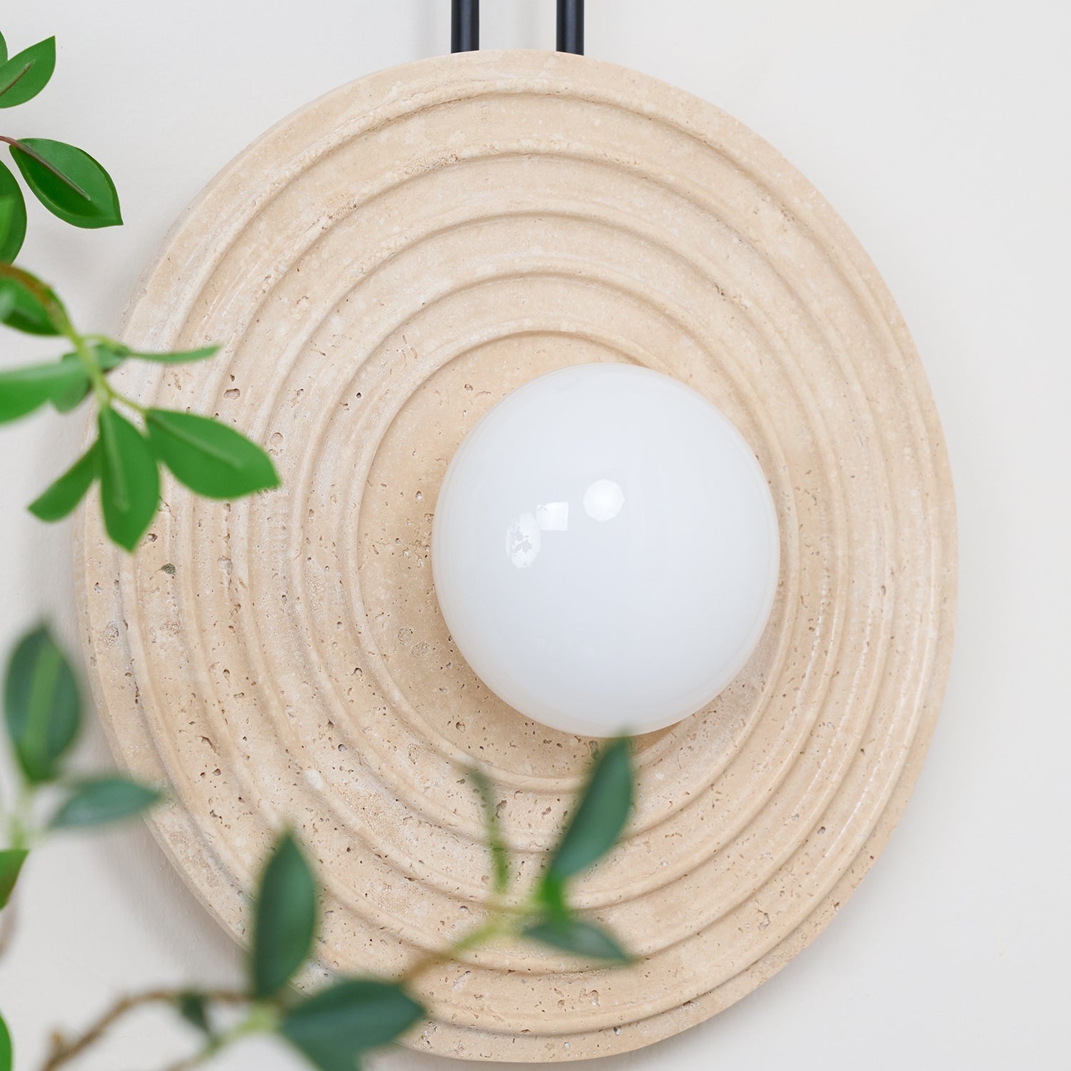 Growth Ring Wall Light, Hardwired Wall Sconce, detail 25