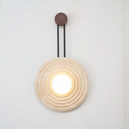 Growth Ring Wall Light, Hardwired Wall Sconce, detail 29
