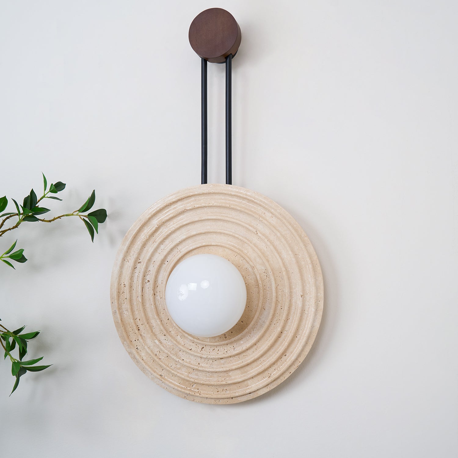 Growth Ring Wall Light, Hardwired Wall Sconce, detail 24