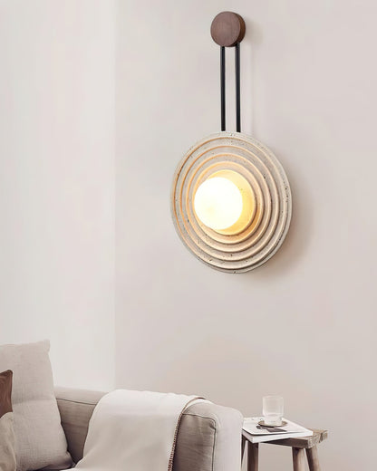 Growth Ring Wall Light, Hardwired Wall Sconce, detail 5