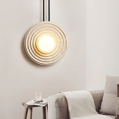 Growth Ring Wall Light, Hardwired Wall Sconce, detail 6